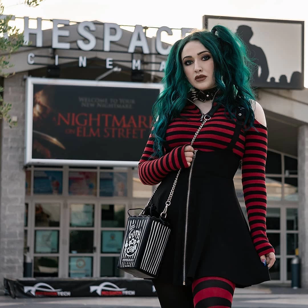 Killstar Suspend Me Statement Skirt Zip Front - Image 10