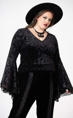 Aetheling Top | Black [Plus-Size]