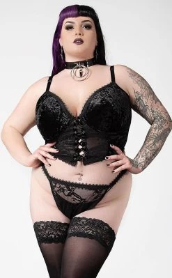 Be Veiled Lace Panty [Plus-Size]