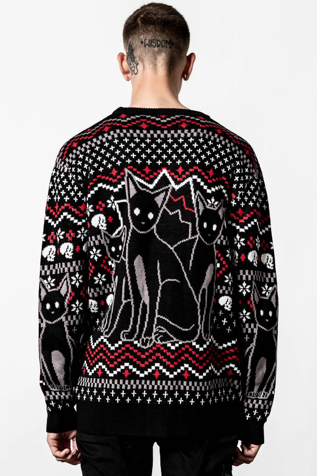 Killstar Catmas Knit Sweater - Image 5