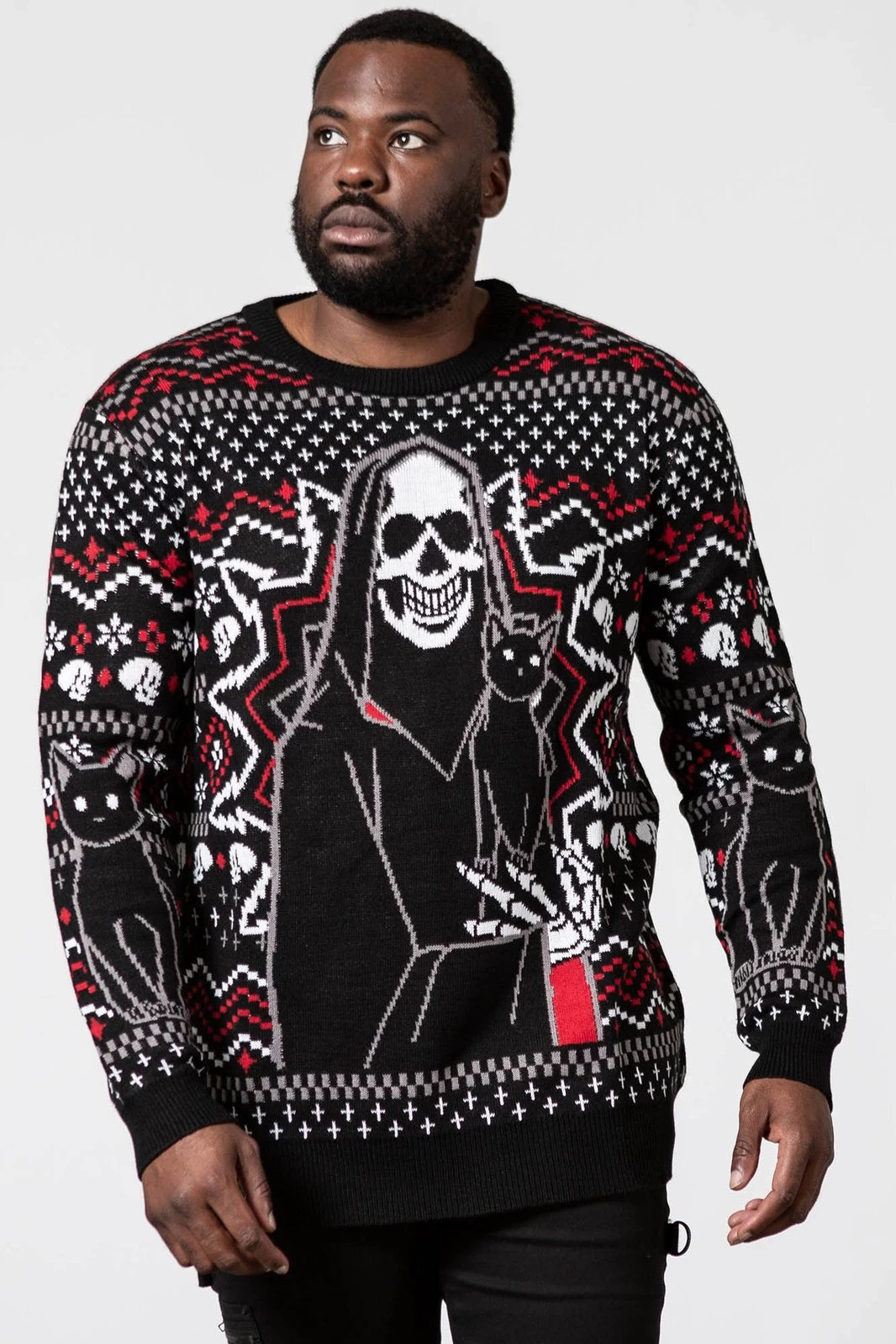 Killstar Catmas Knit Sweater - Image 6
