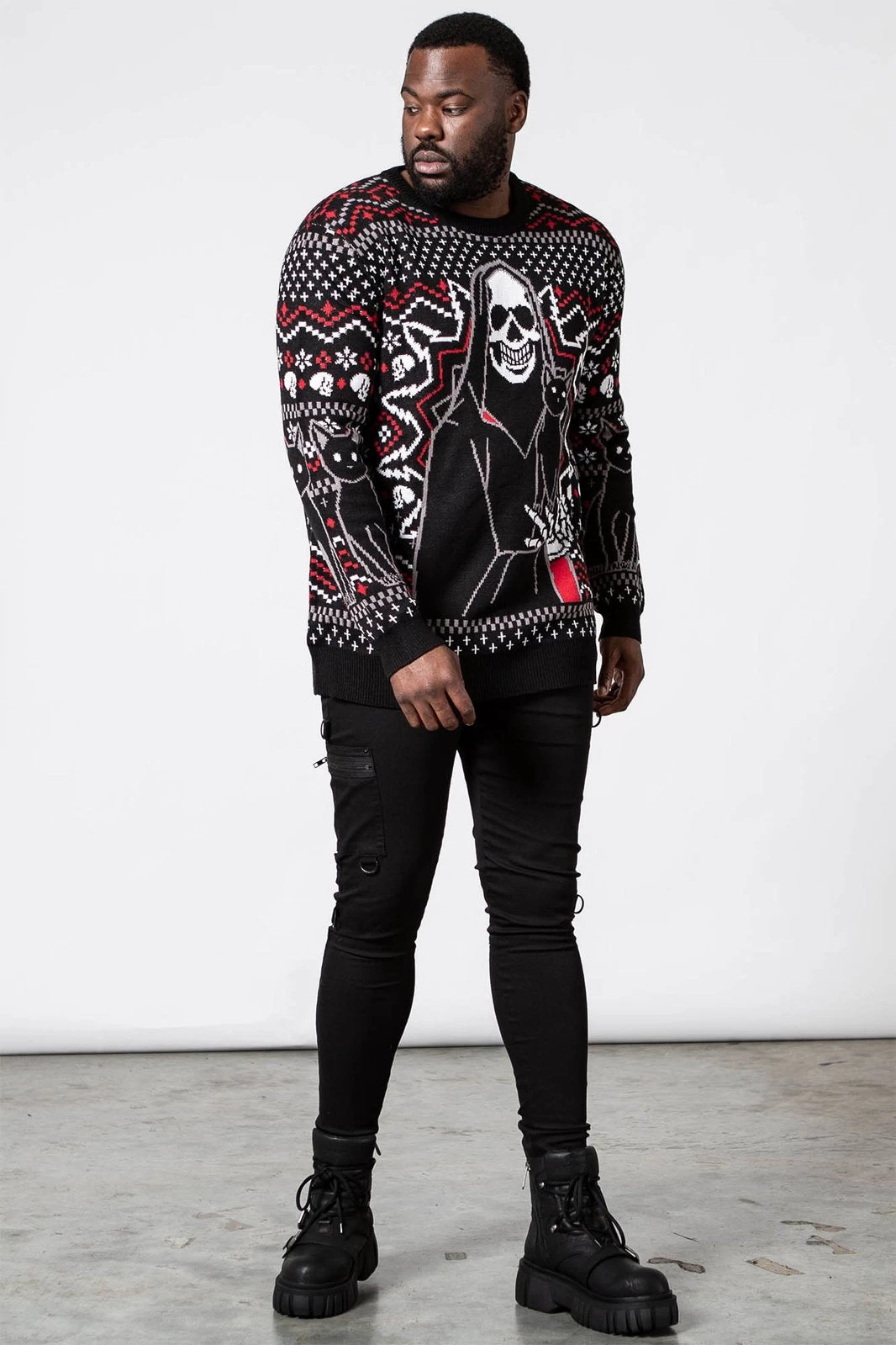 Killstar Catmas Knit Sweater - Image 7