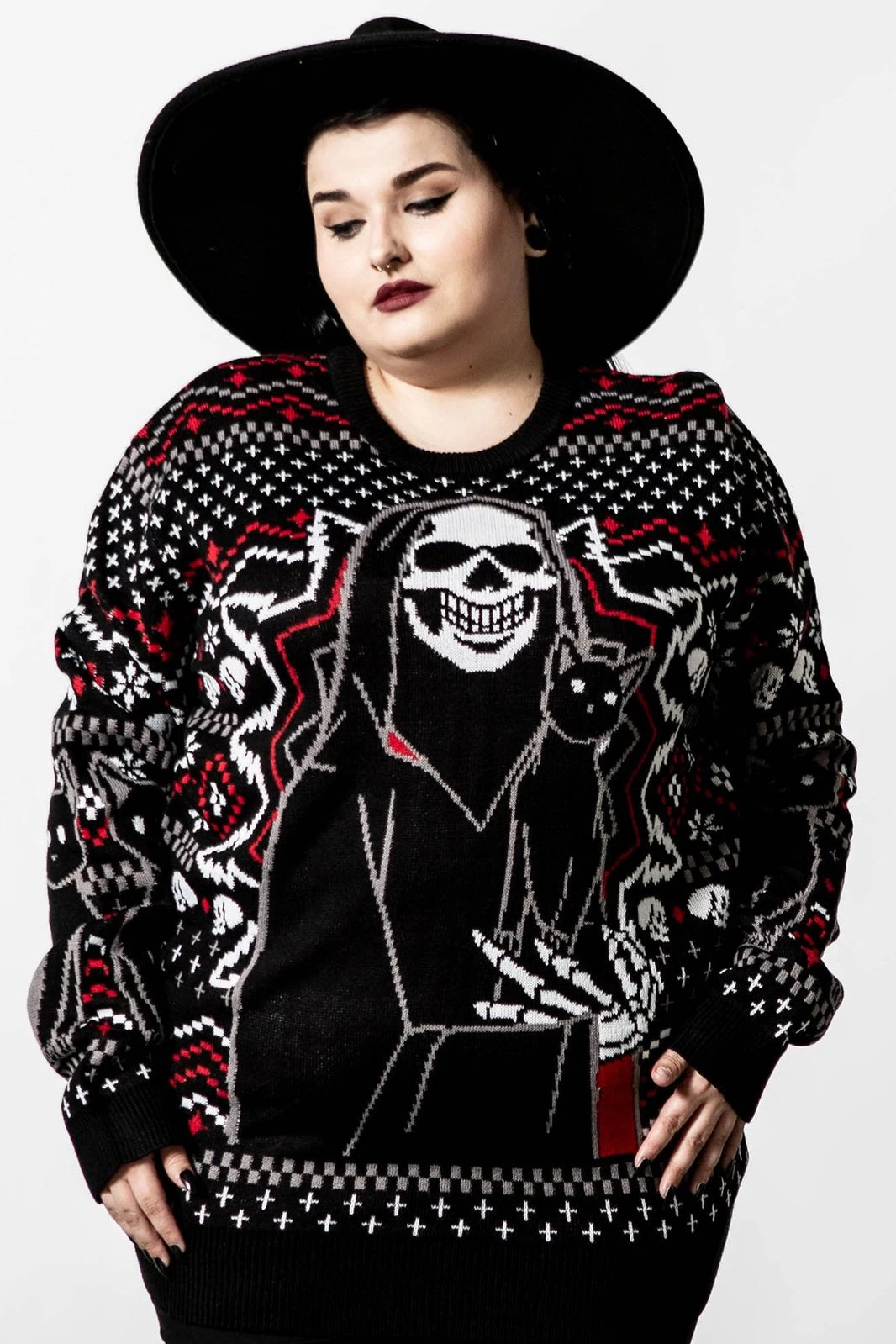Killstar Catmas Knit Sweater - Image 9