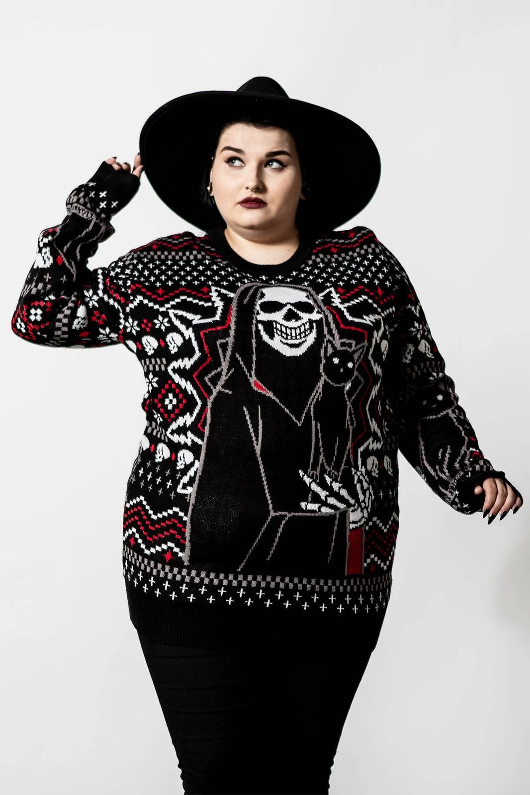 Killstar Catmas Knit Sweater - Image 11