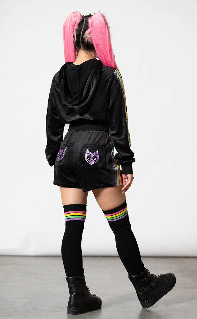 Coven Chill Velour Hoodie - Image 3