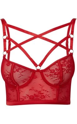 Deadly Attraction Bra | Scarlet
