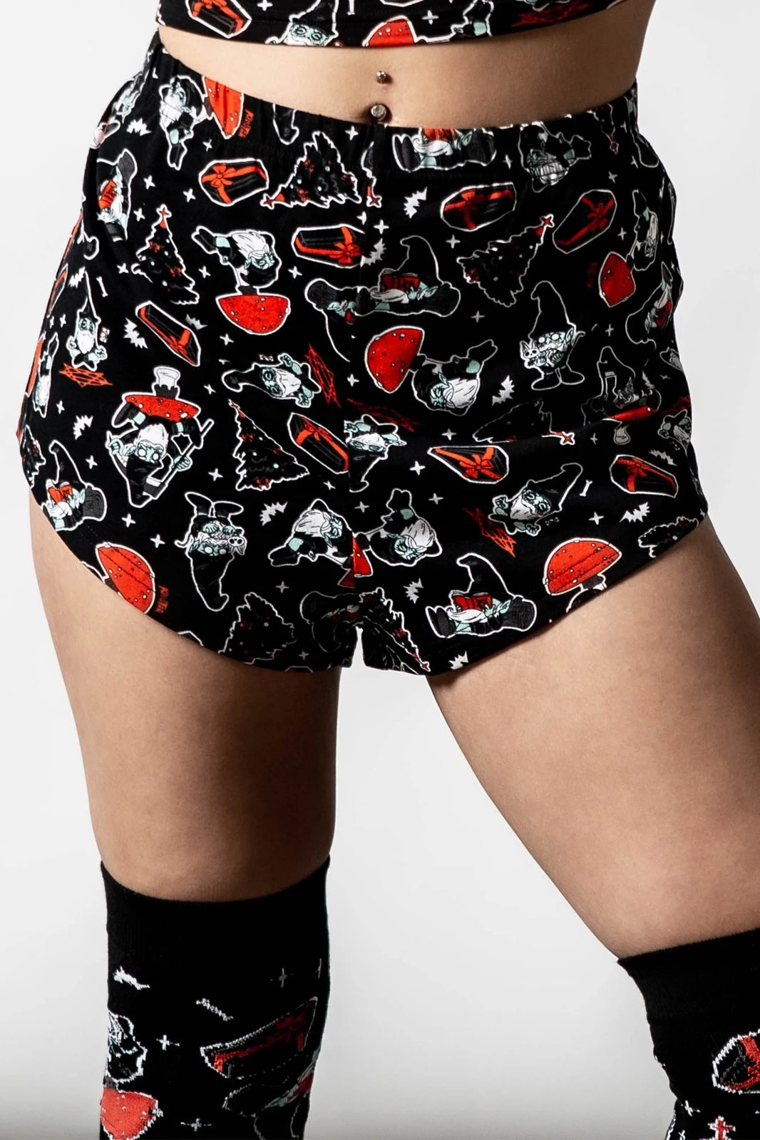 Killstar Gnomies PJ Shorts Christmas - Image 2