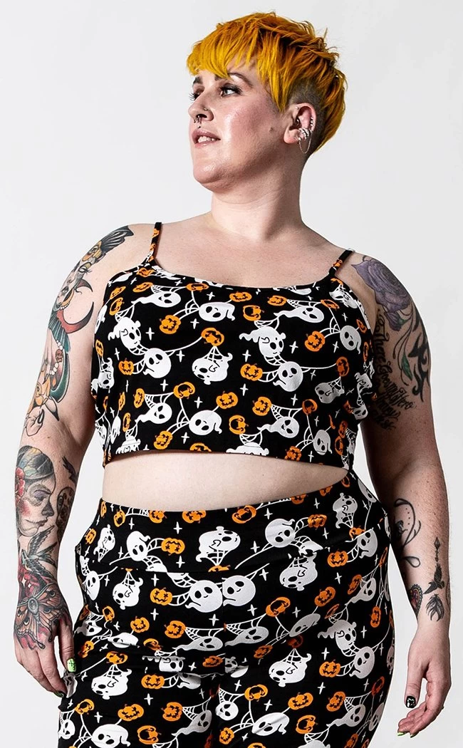 Haunted Pumpkin Cropped Cami - Image 6