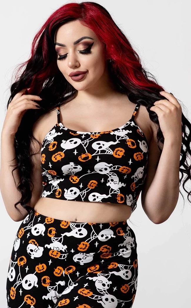 Haunted Pumpkin Cropped Cami