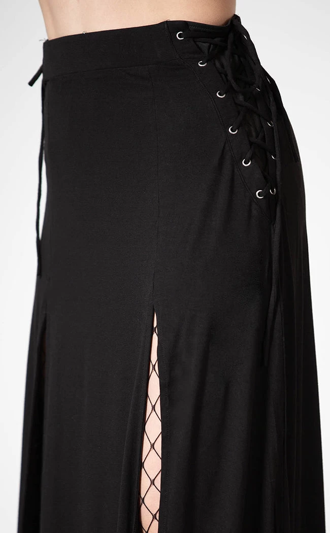 Hellverina Split Maxi Skirt - Image 4