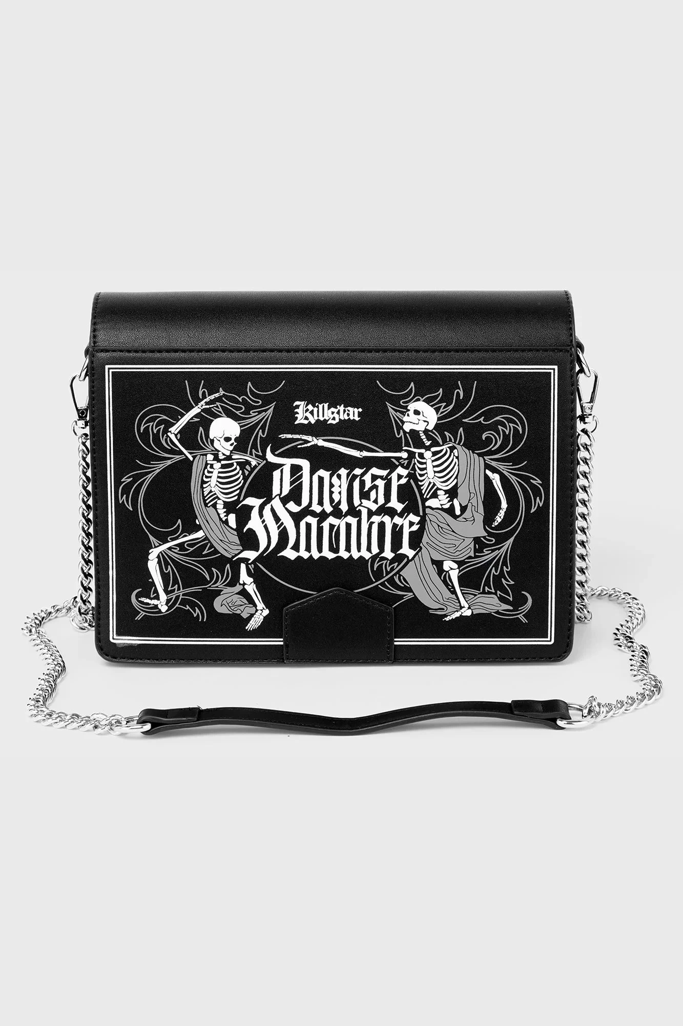 Killstar La Danse Handbag Skeletons Chains - Image 3
