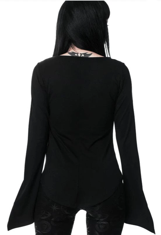 Killstar Leya Long Sleeved Top - Image 6