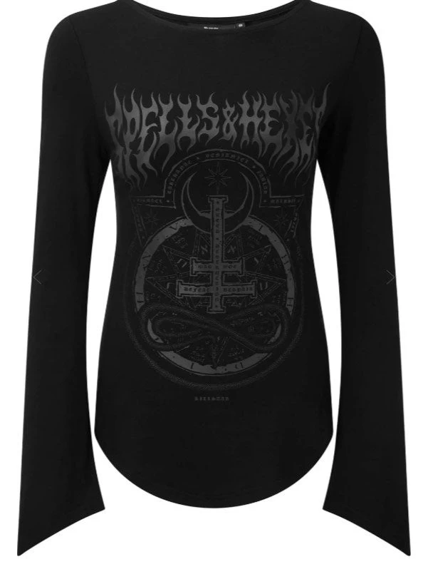 Killstar Leya Long Sleeved Top - Image 7