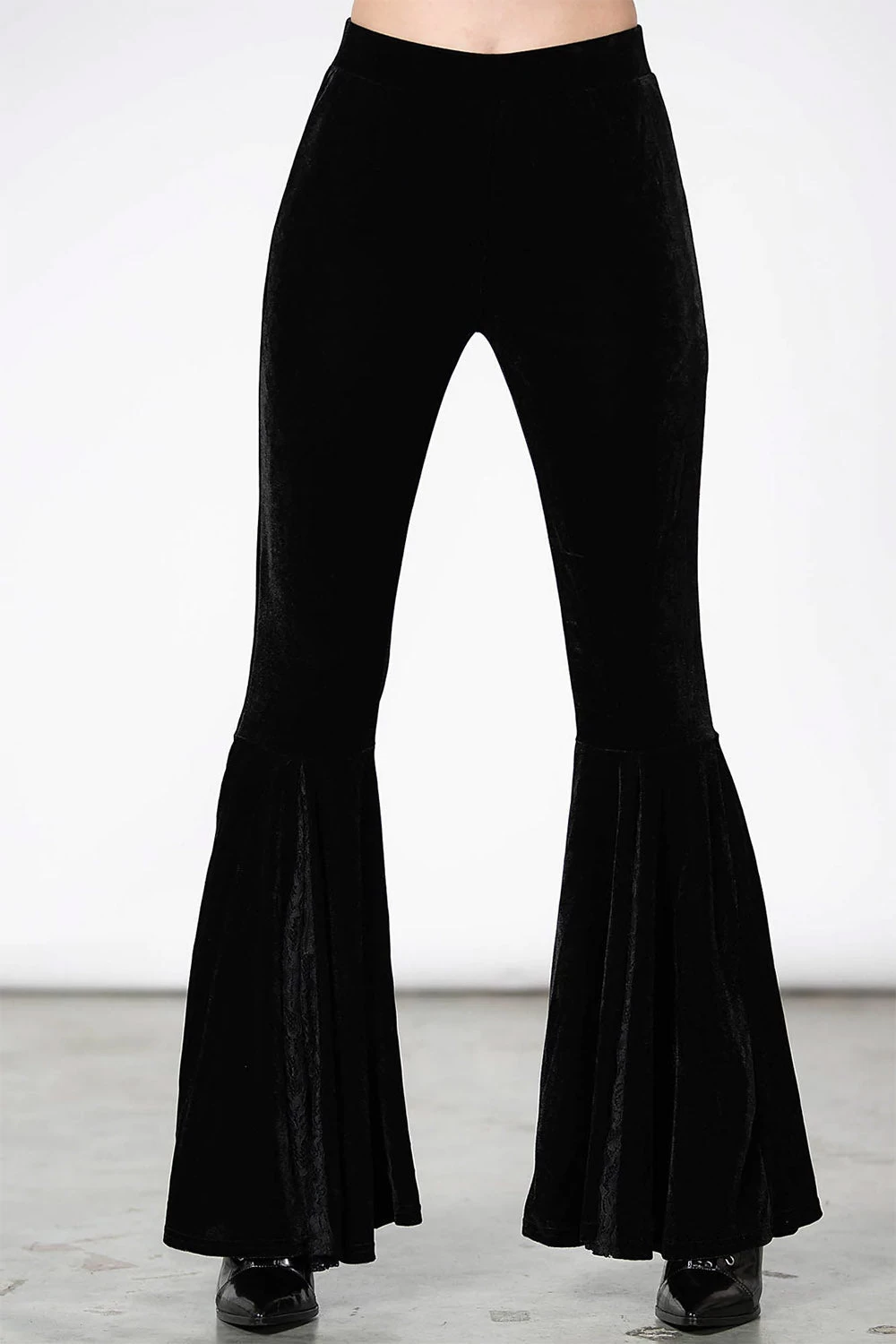 Marisol Velvet Bell Bottoms - Image 4
