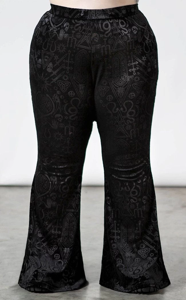 Magick Mourning Velvet Flares - Image 4