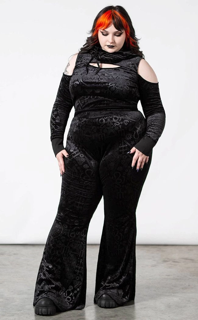 Magick Mourning Velvet Flares - Image 7