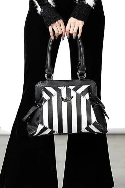 Killstar Never Trust The Living Handbag Purse Beetlejuice Burton