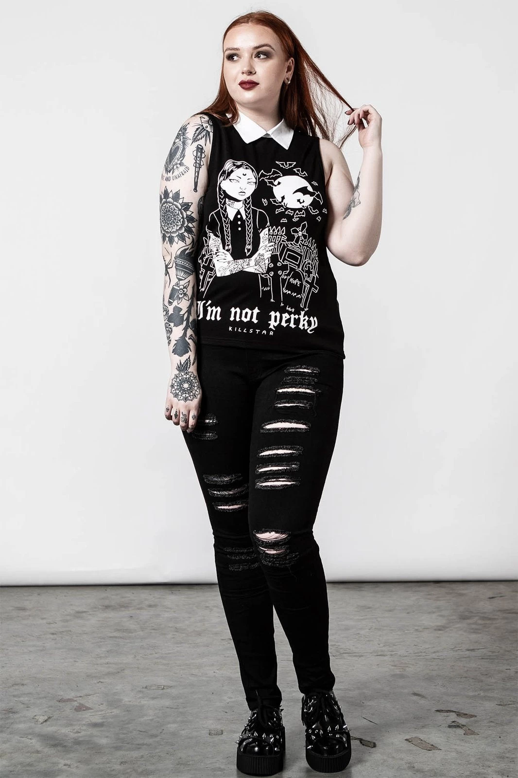 Killstar Perky Collared Vest - Image 2
