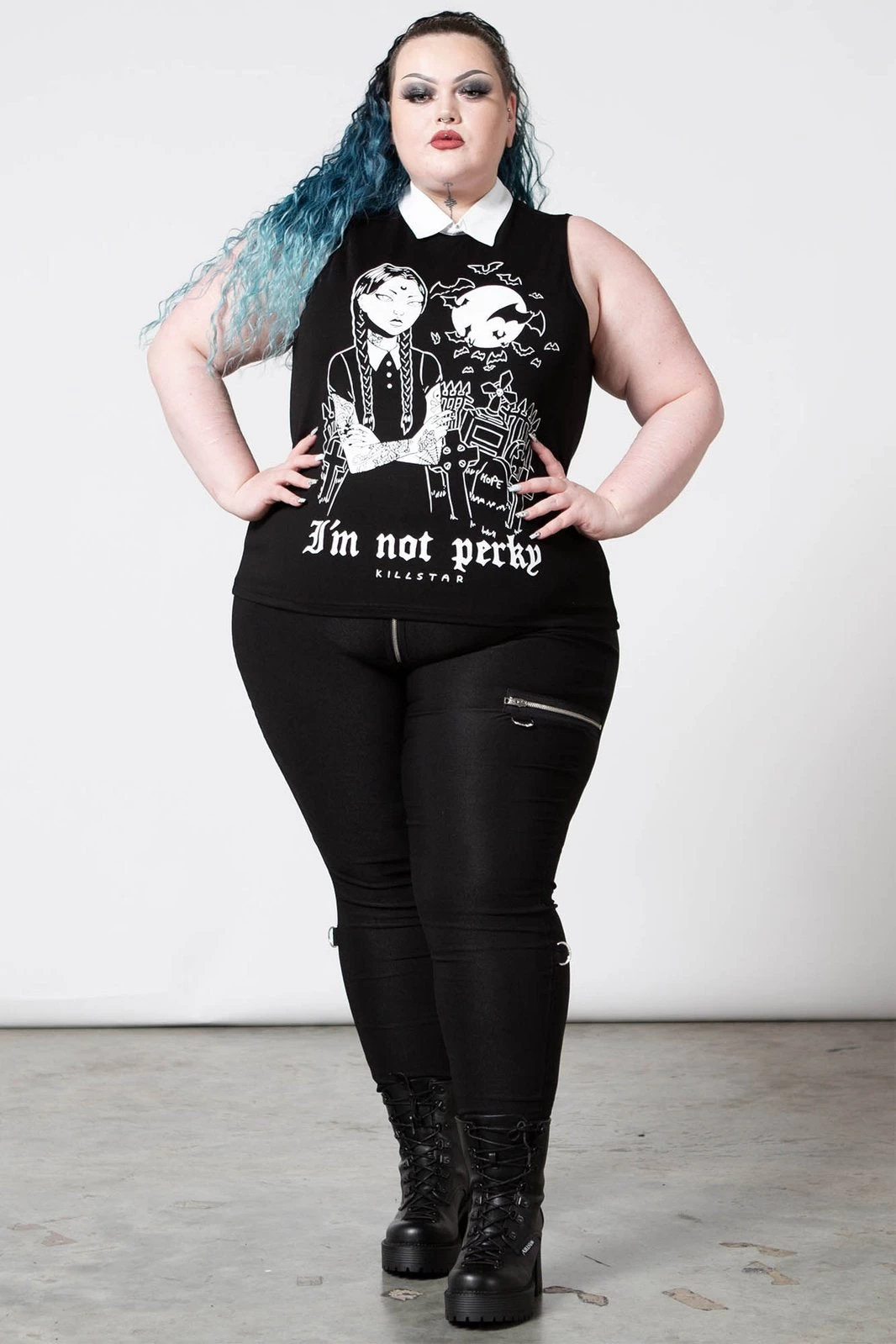 Killstar Perky Collared Vest - Image 7