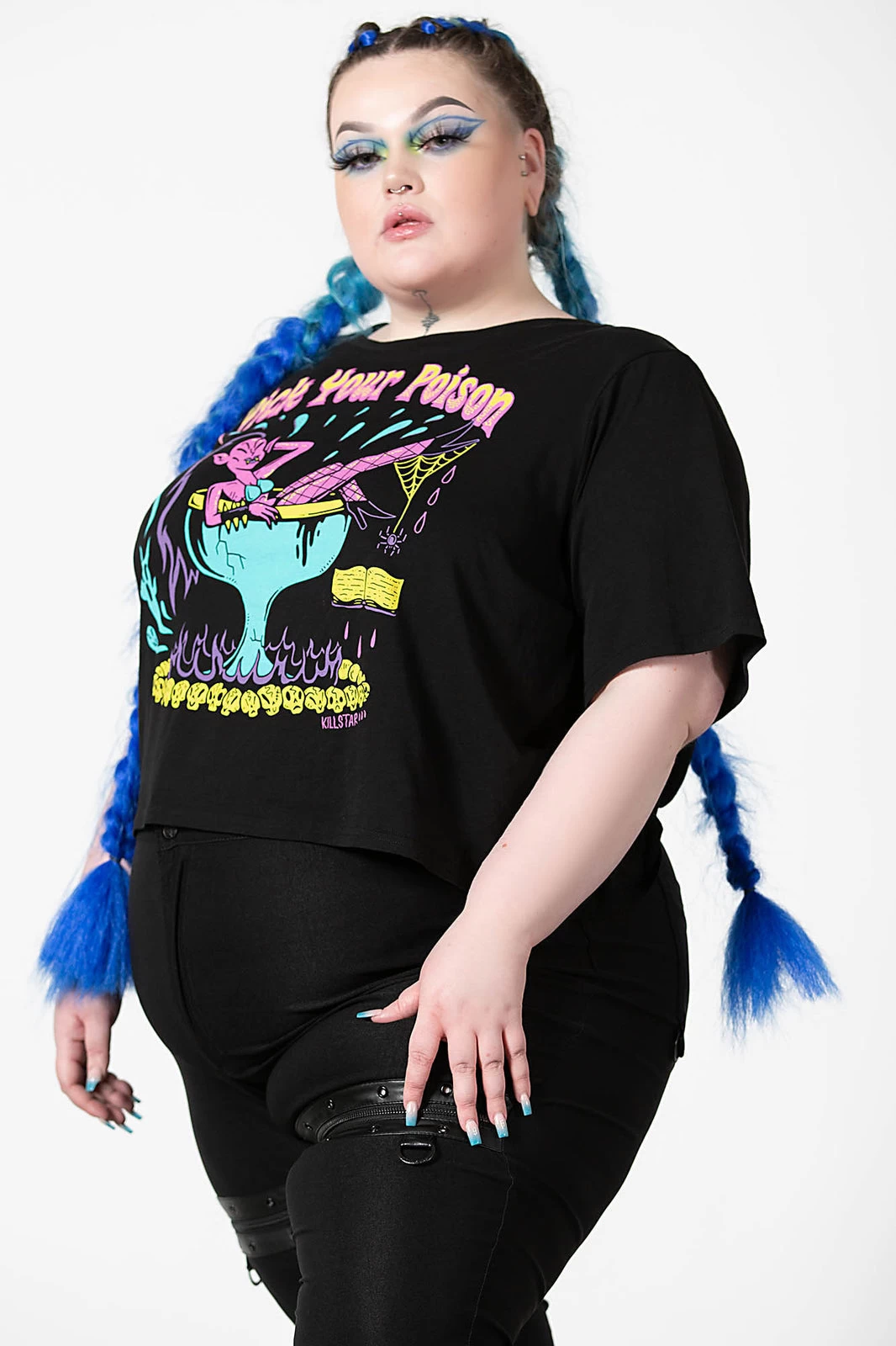 Killstar Pick Your Poison Box Crop Top T-shirt - Image 12