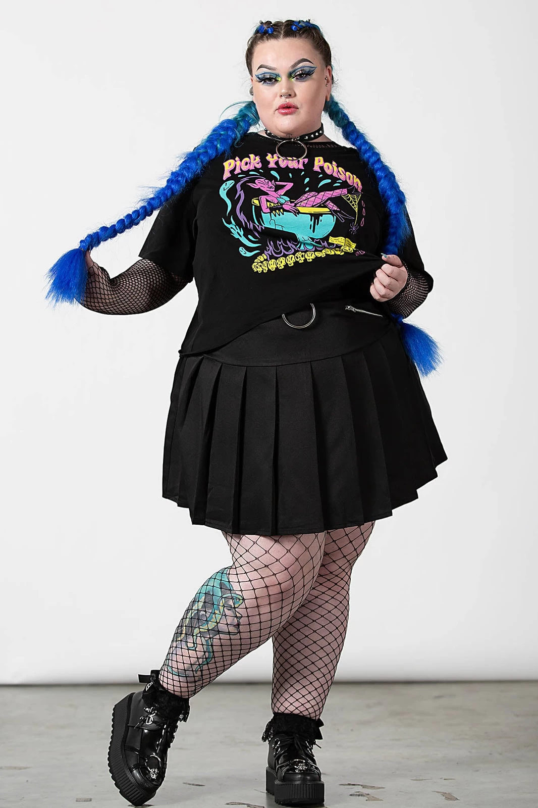 Killstar Pick Your Poison Box Crop Top T-shirt - Image 4