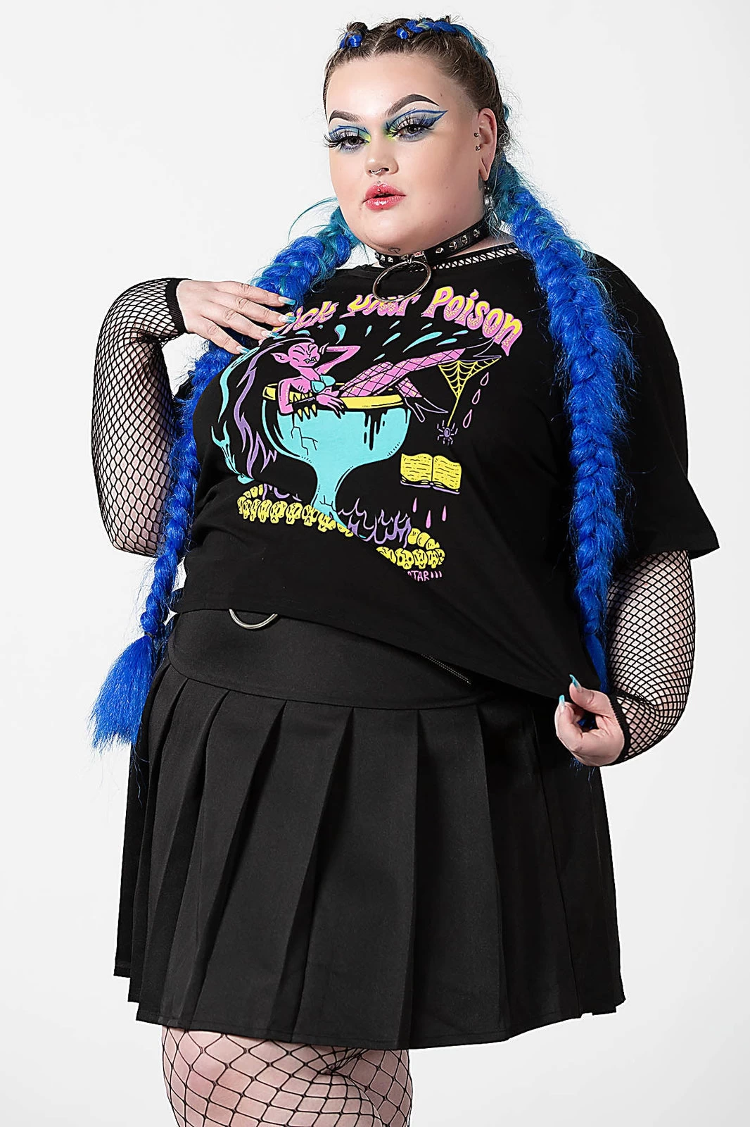 Killstar Pick Your Poison Box Crop Top T-shirt - Image 6