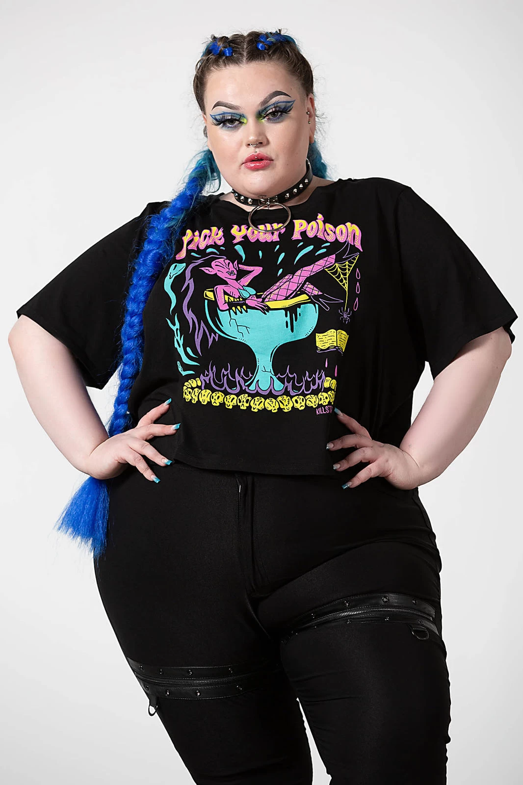 Killstar Pick Your Poison Box Crop Top T-shirt - Image 8