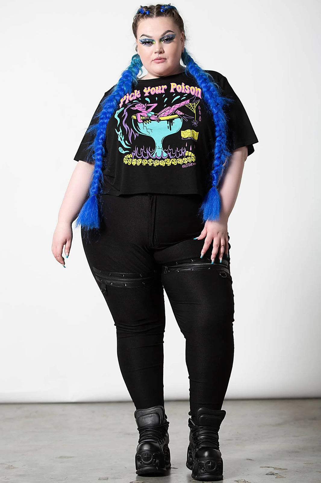 Killstar Pick Your Poison Box Crop Top T-shirt - Image 11