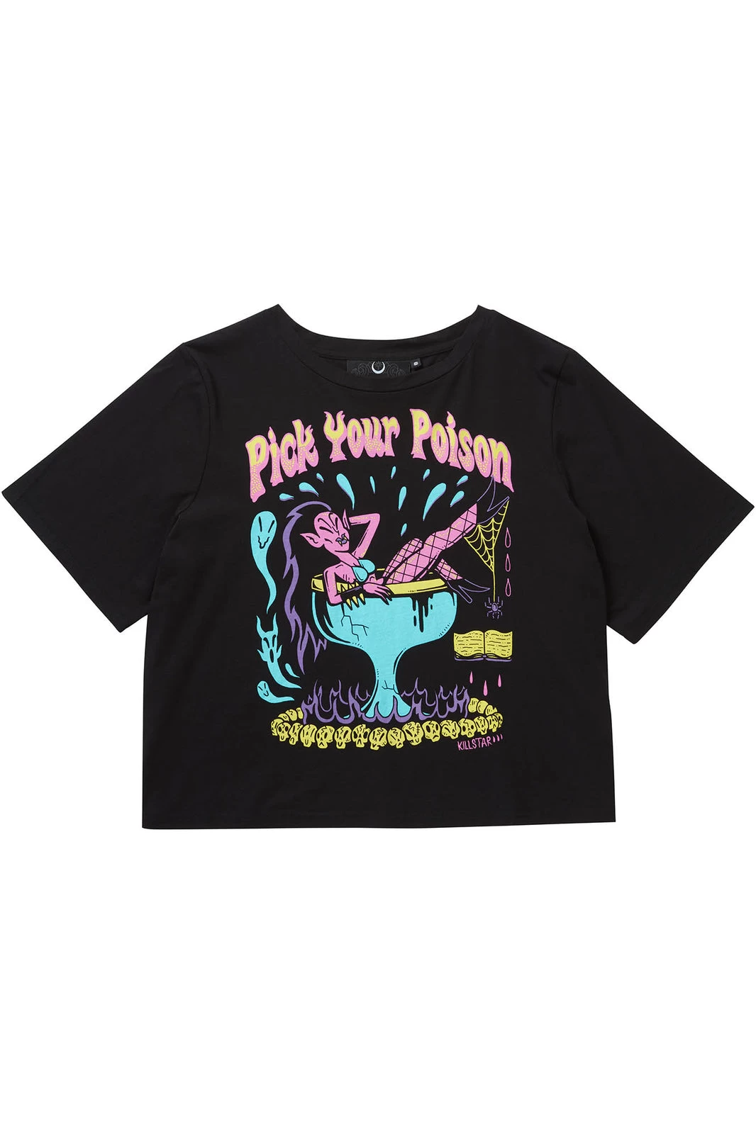 Killstar Pick Your Poison Box Crop Top T-shirt - Image 2