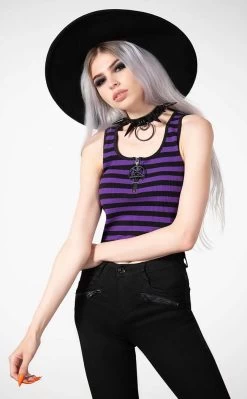 Possessed Rib Vest | Purple