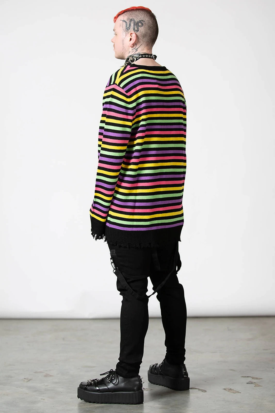 Killstar Rainbow Warrior Knit Sweater - Image 5