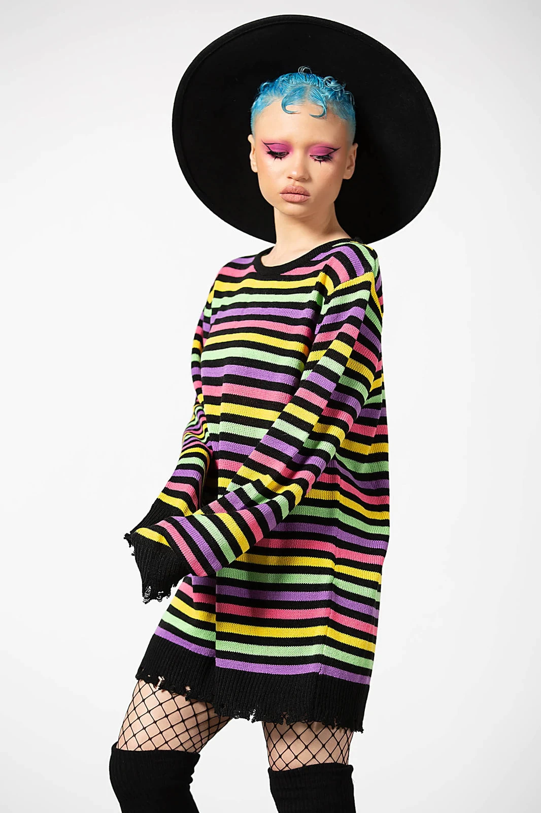 Killstar Rainbow Warrior Knit Sweater - Image 6