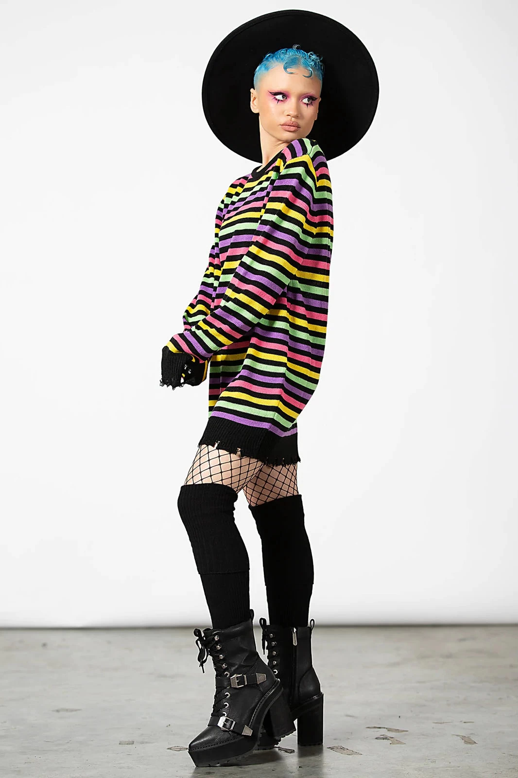 Killstar Rainbow Warrior Knit Sweater - Image 9