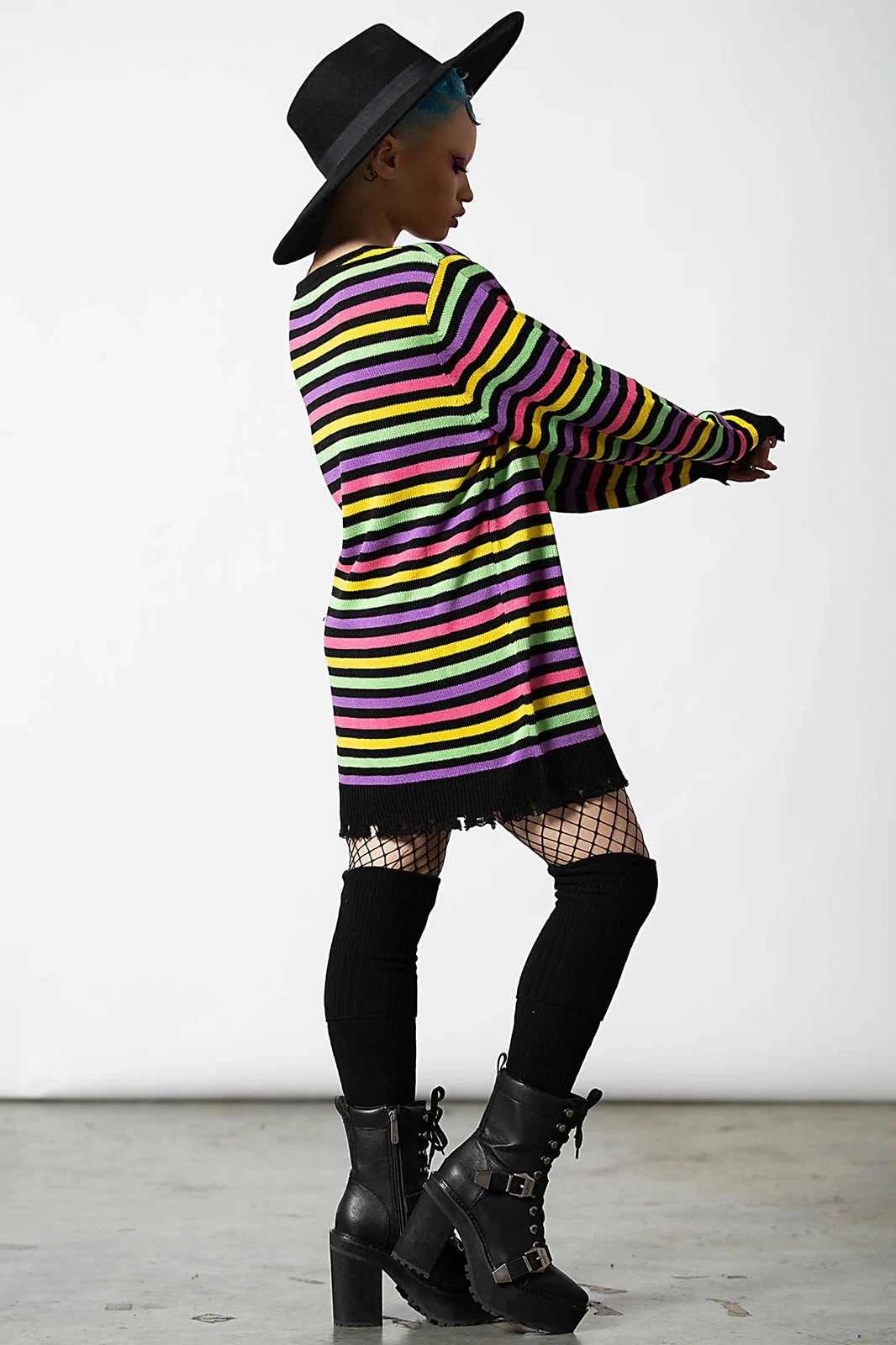 Killstar Rainbow Warrior Knit Sweater - Image 11