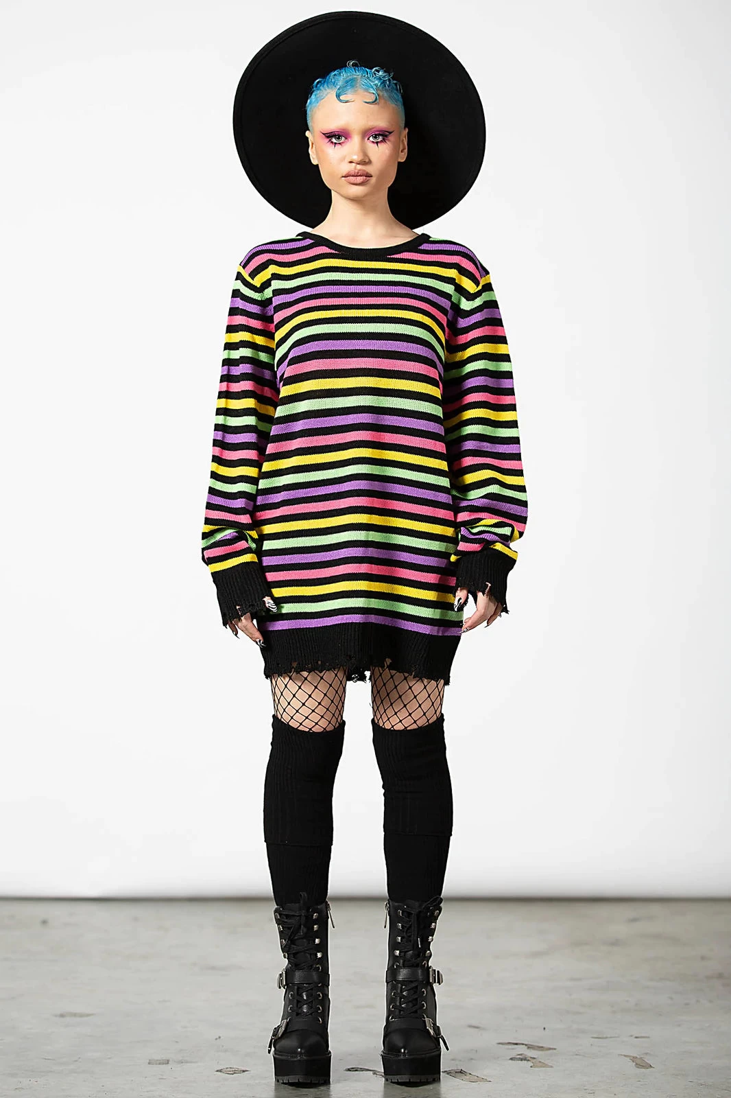 Killstar Rainbow Warrior Knit Sweater - Image 7