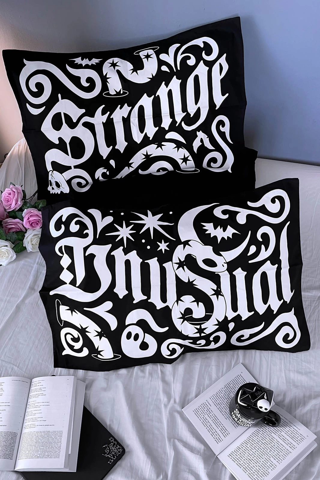 Killstar Strange & Unusual Pillowcase Set GLOW IN THE DARK! - Image 4