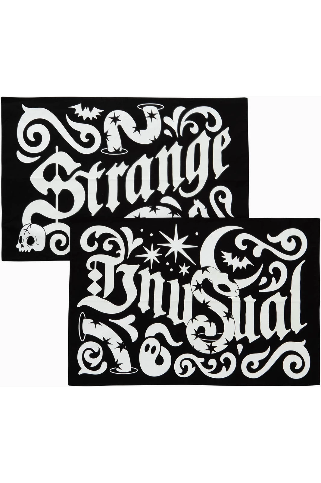 Killstar Strange & Unusual Pillowcase Set GLOW IN THE DARK! - Image 3
