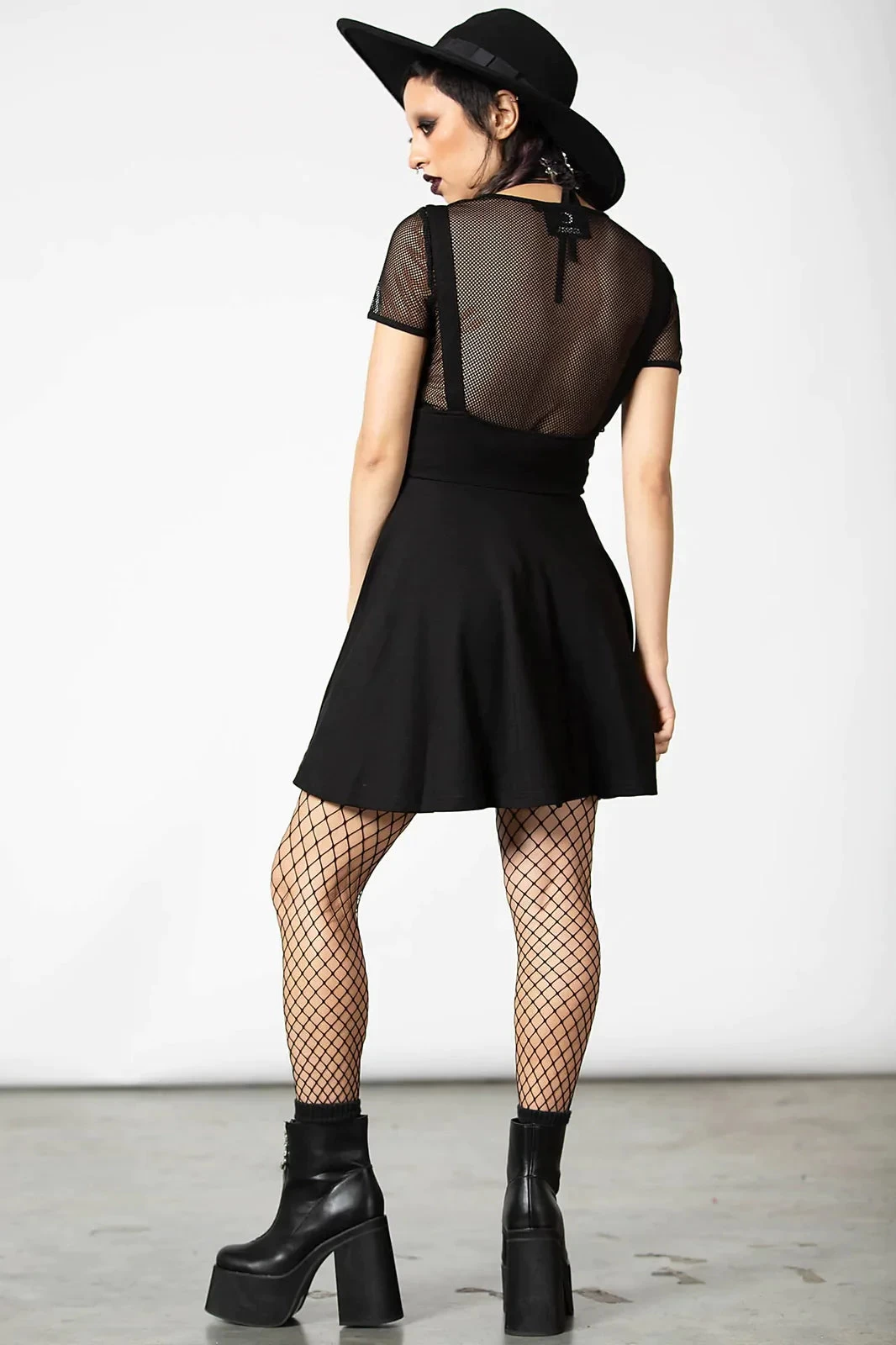 Killstar Suspend Me Statement Skirt Zip Front - Image 6