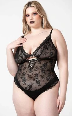 Sabelina Lace Bodysuit [Plus-Size]