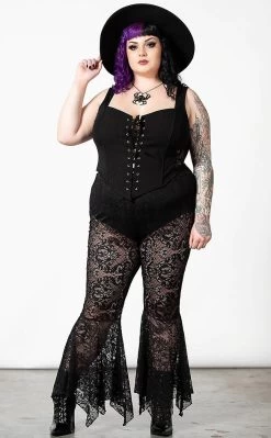 Spectral Lure Bell Bottoms [Plus-Size]