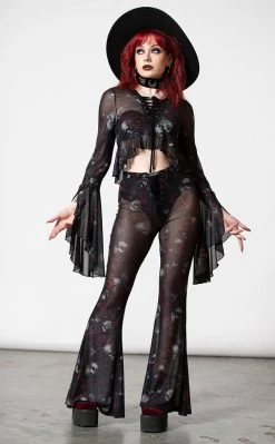 Spirala Mesh Bell Bottoms