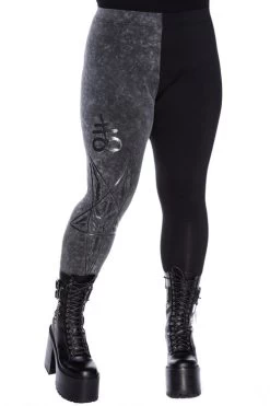 Killstar Two-Faced Witch Leggings