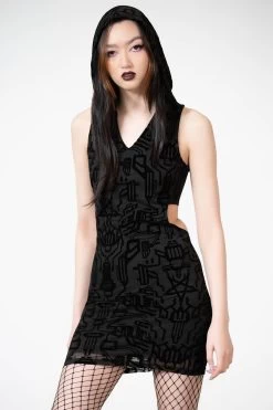 Ultravox Mesh Hooded Dress