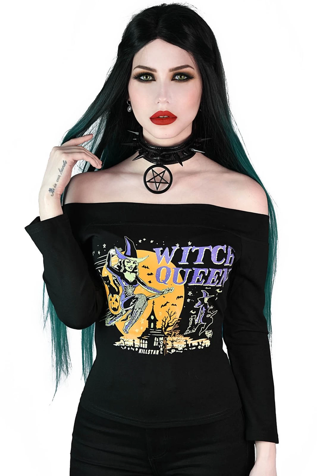 Killstar Witch Queen Bardot Top - Image 3