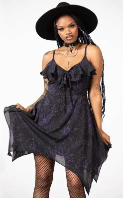 Witches Finger Chiffon Dress